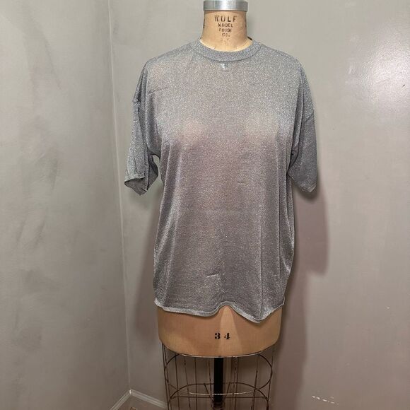 Zara oversized metallic top - Picture 2 of 5